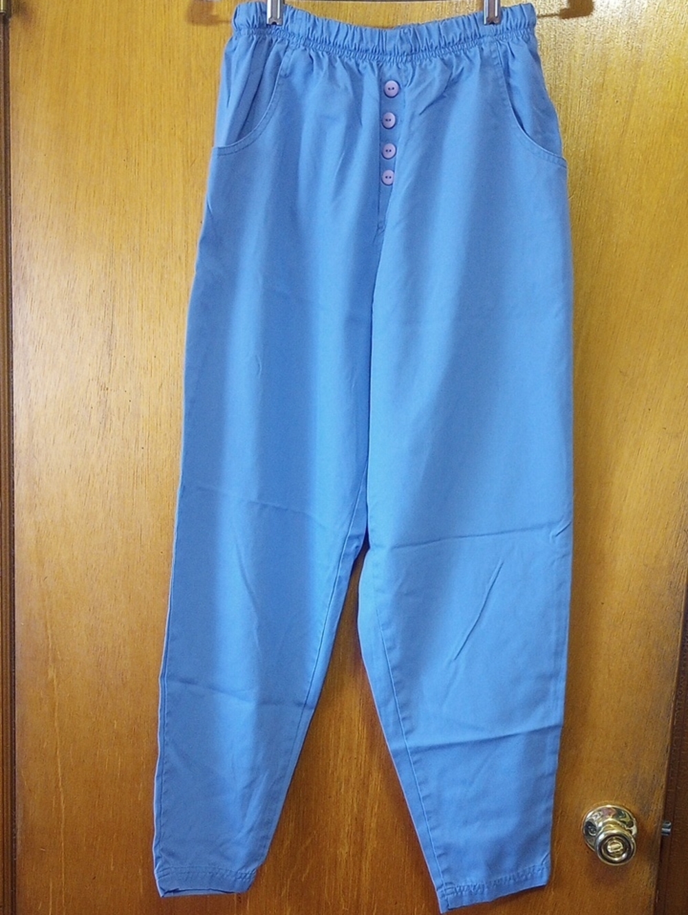 Life Uniform Ceil Blue Polyester & Cotton Scrub Pants w/ Pockets